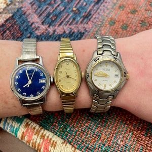 Trio of vintage watches